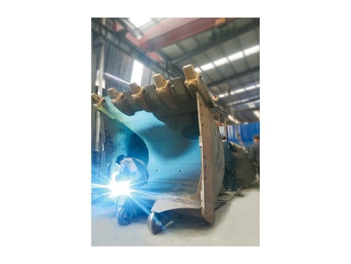 Welding and fabrication of excavator attachments