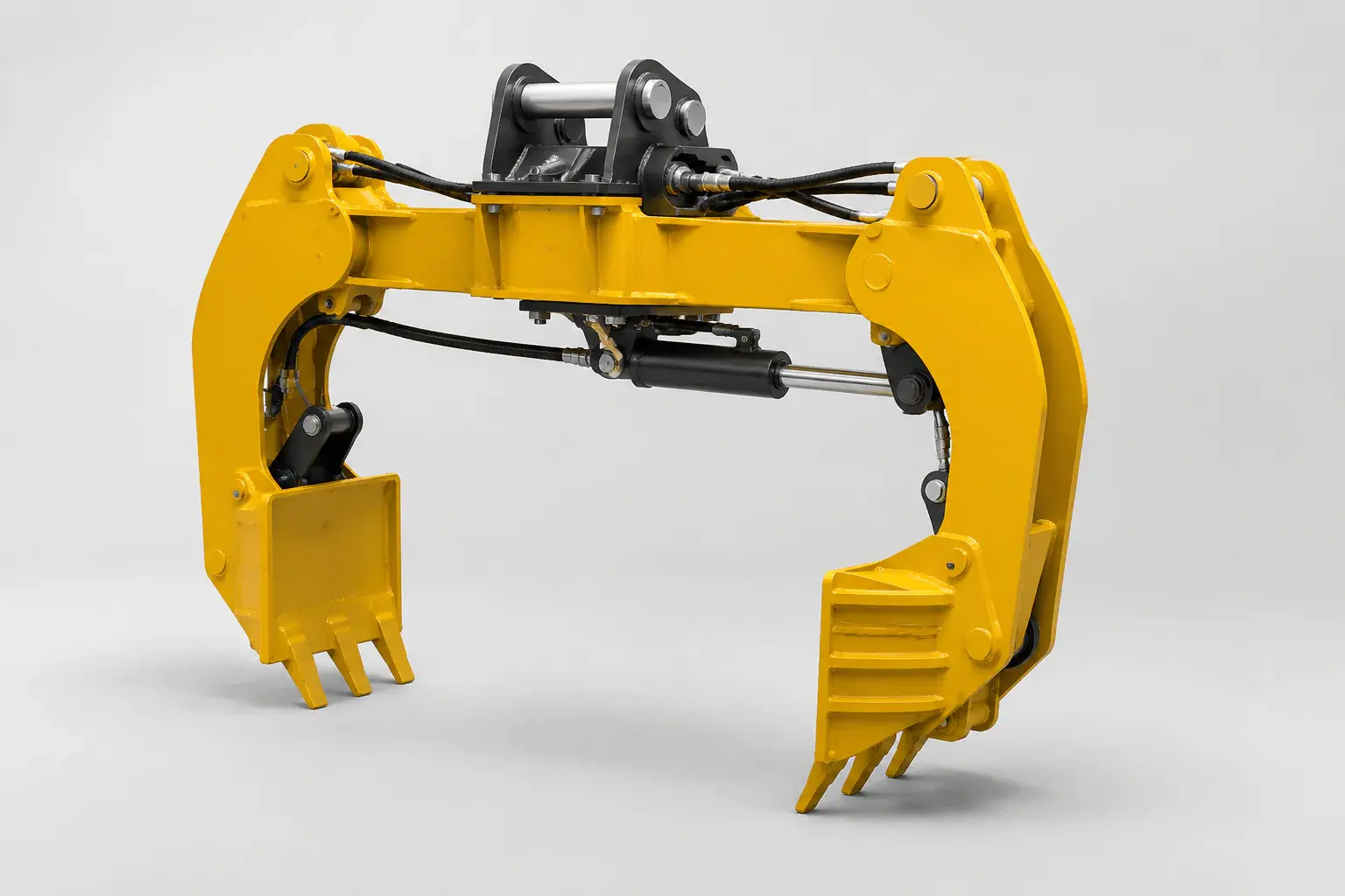 Block Clamp excavator attachment