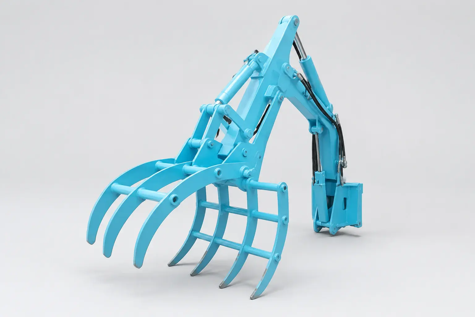 Forklift Waste Clamp excavator attachment