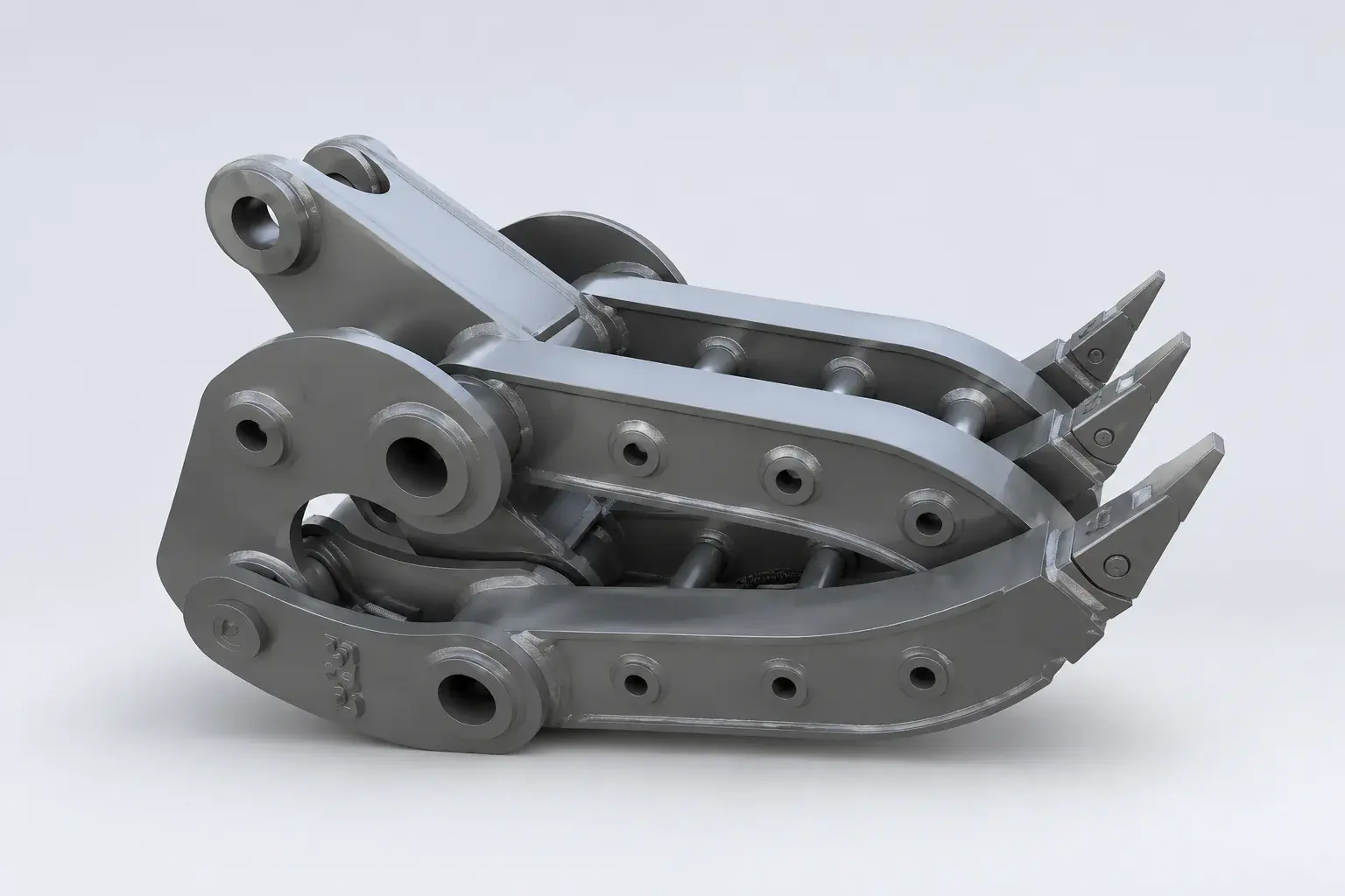 Manual Grab excavator attachment