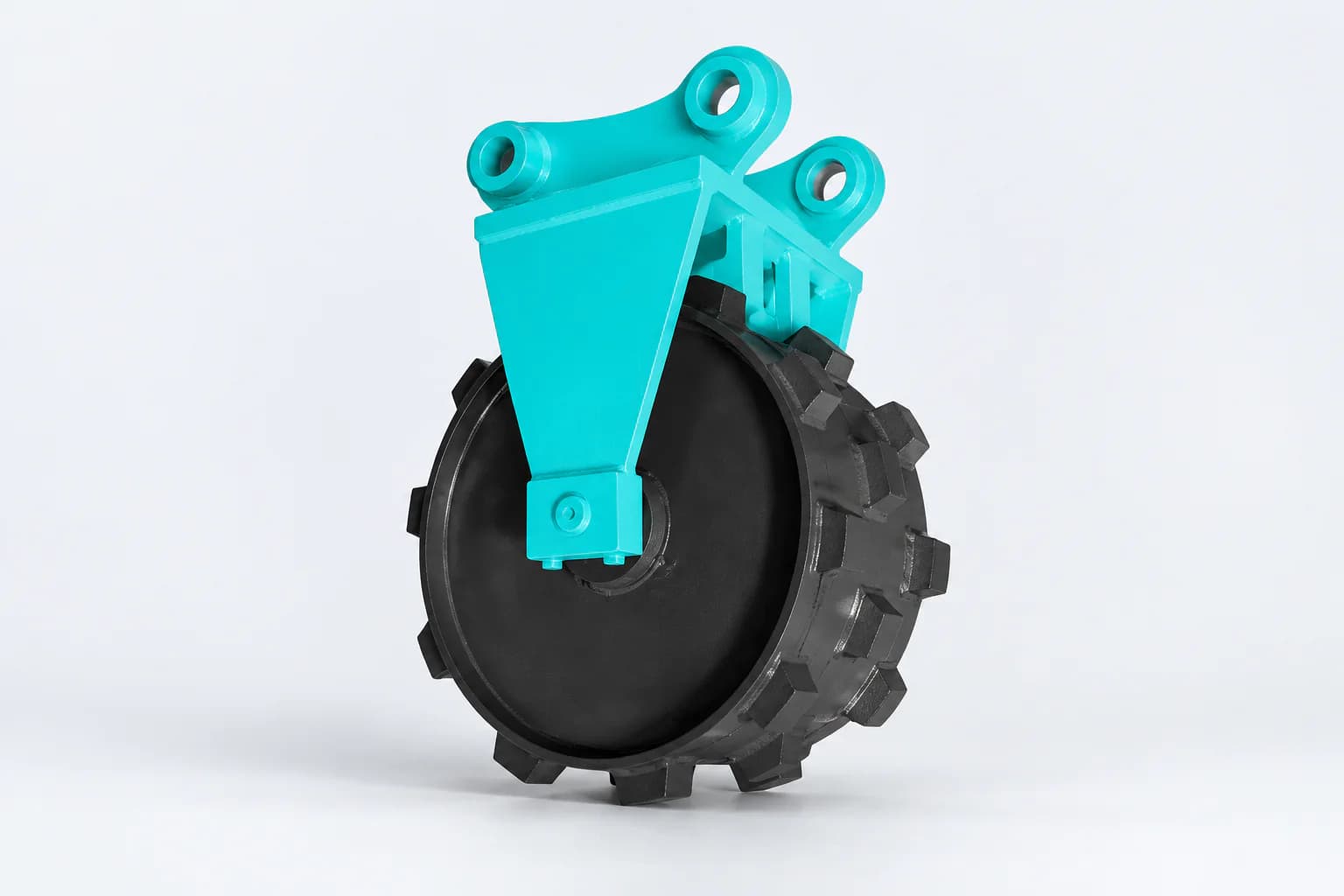 Compaction Wheel excavator attachment