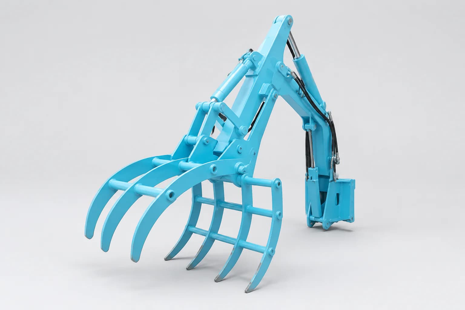 Forklift Waste Clamp excavator attachment